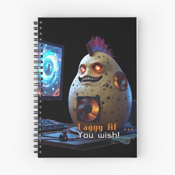 Item preview, Laggy AF You Wish Potato PC Gaming Shirt designed and sold by BaggrDesigns.