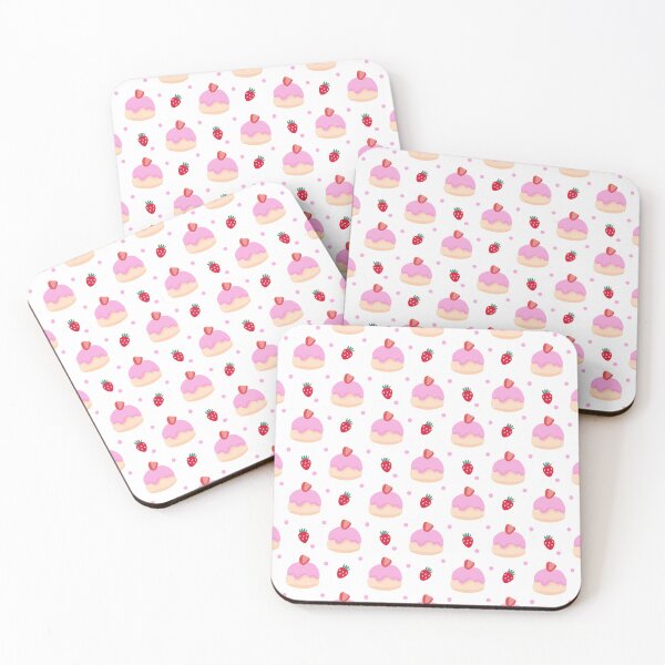 Item preview, Cute Strawberry Cake Seamless Pattern Background designed and sold by AiAiny.
