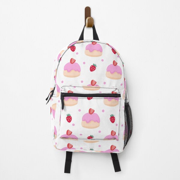 Item preview, Cute Strawberry Cake Seamless Pattern Background designed and sold by AiAiny.