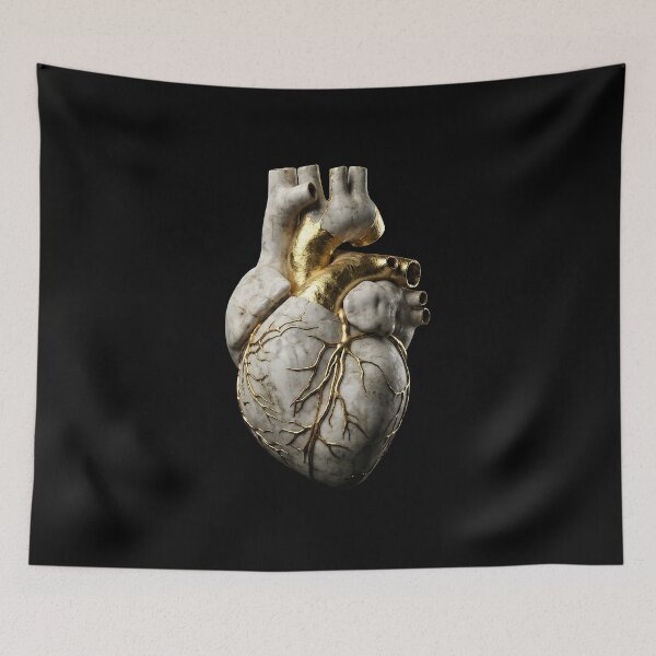 Item preview, The Stoic Heart - Kintsugi of the Soul designed and sold by Finik-store.