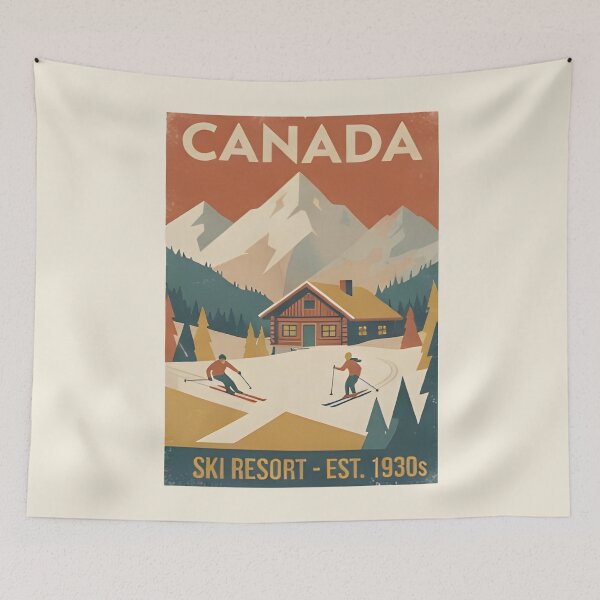 Item preview, vintage travel canada Rocky Mountains designed and sold by Uglyandcute.