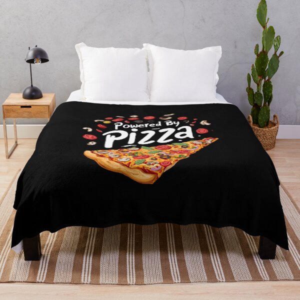 Item preview, Powered By Pizza For Funny Lazy Food Lovers designed and sold by FWLKIT.