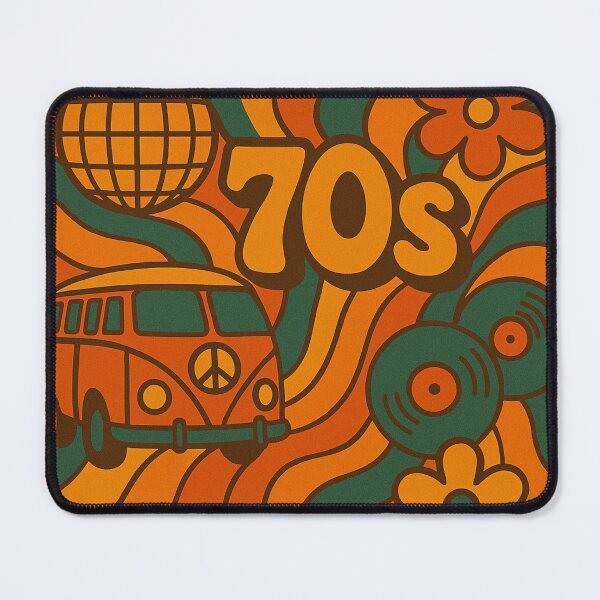 Item preview, 70s Retro Peace Van – Groovy Psychedelic Disco Art designed and sold by GarnerSupplyCo.