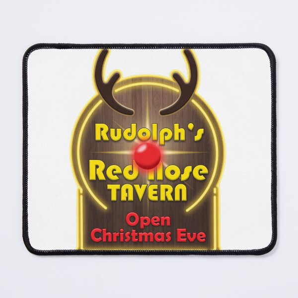 Item preview, Rudolph's Red Nose Tavern 2 designed and sold by RisingWolfStudio.