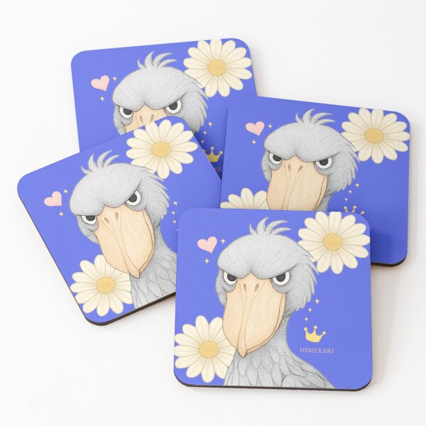 Item preview, Majestic Shoebill Close-Up - Solid Navy designed and sold by HIMEKARI.