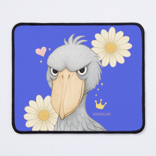 Item preview, Majestic Shoebill Close-Up - Solid Navy designed and sold by HIMEKARI.
