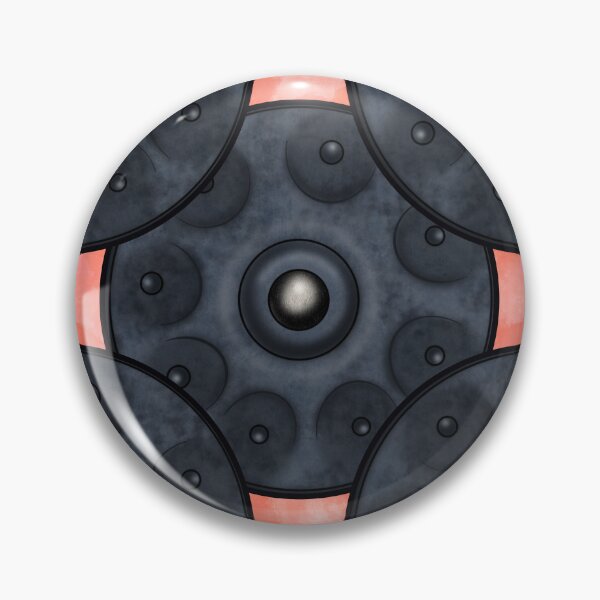 Item preview, Handpan with salmon-colored background designed and sold by Milamara.