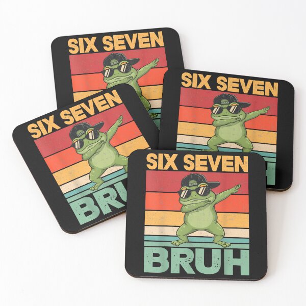 Item preview, Six Seven Bruh Dab Frog Funny Animal designed and sold by SofenArt.
