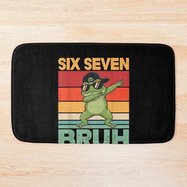 Item preview, Six Seven Bruh Dab Frog Funny Animal designed and sold by SofenArt.