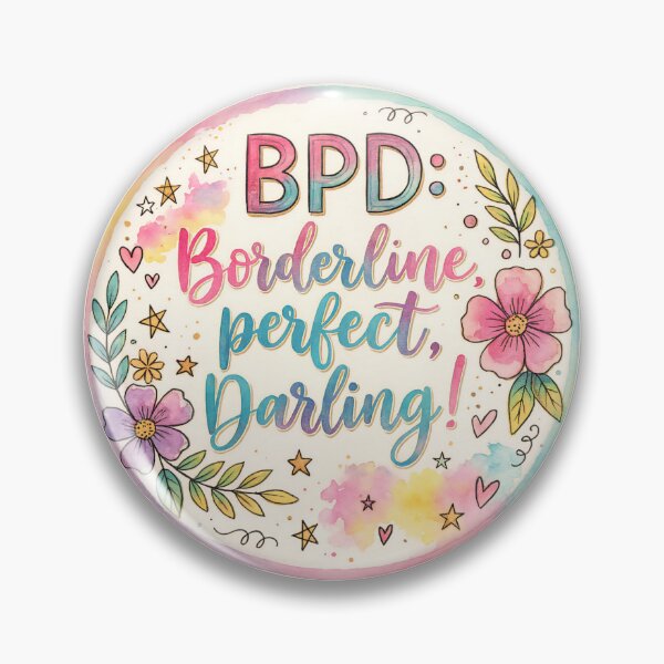 Item preview, Pastel Borderline Personality Disorder BPD Affirmation Awareness Design designed and sold by ArcanePrintsxo.
