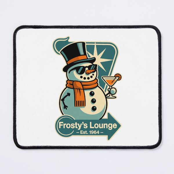 Item preview, Frosty's Lounge, est. 1964, retro designed and sold by RisingWolfStudio.
