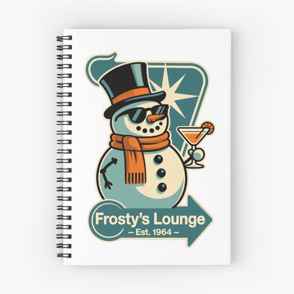 Item preview, Frosty's Lounge, est. 1964, retro designed and sold by RisingWolfStudio.