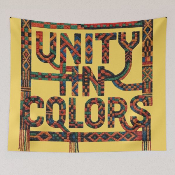 Item preview, Unity Colors African Pattern Diversity Harmony Cohesion Art designed and sold by Kony83.