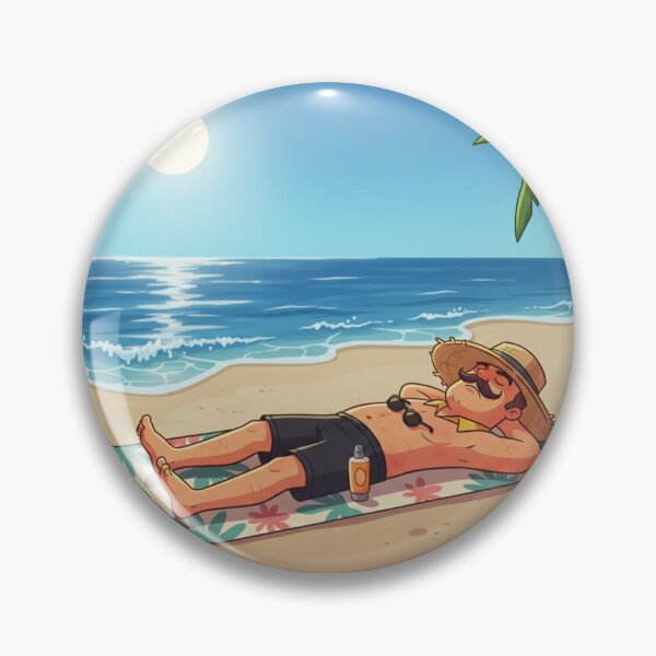 Item preview, Beachside Doze Under The Sun designed and sold by Krfto.