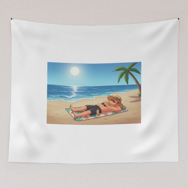 Item preview, Beachside Doze Under The Sun designed and sold by Krfto.