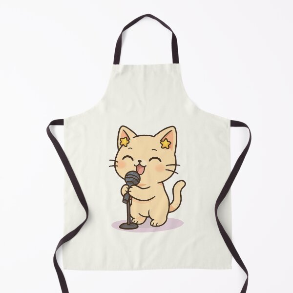 Item preview, Cute Singer Cat designed and sold by HoopeStylee.