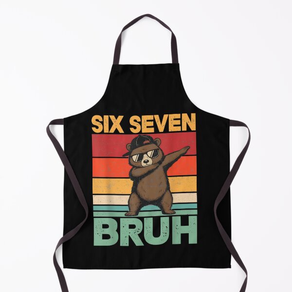 Item preview, Six Seven Bruh Funny Bear Dab Retro designed and sold by SofenArt.
