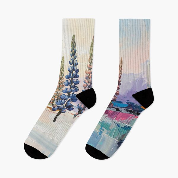 Item preview, Colorful Dreamscape with Lupines designed and sold by Modern-Tropical.