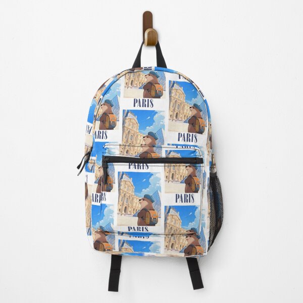 Item preview, Cute Otter In The Louvre Museum Paris Retro-modern Version designed and sold by Aguilar Trips.