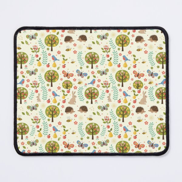 Item preview, Spring Orchard – Whimsical Scandinavian Folk Art Seamless Design © heidiannemorris designed and sold by FOLK ART FUSION by heidiannemorris.