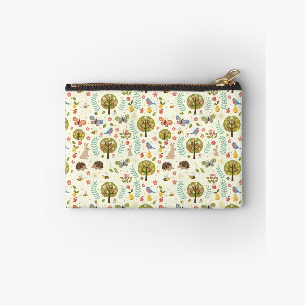 Item preview, Spring Orchard – Whimsical Scandinavian Folk Art Seamless Design © heidiannemorris designed and sold by FOLK ART FUSION.