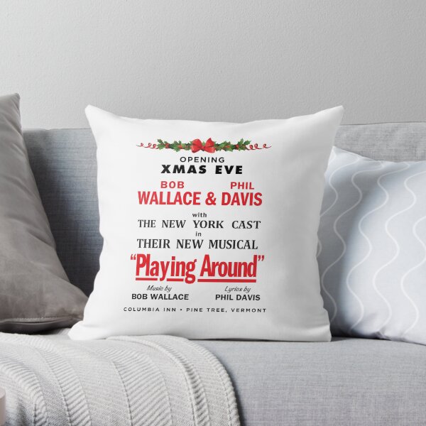 White Christmas "Playing Around" Promo Throw Pillow
