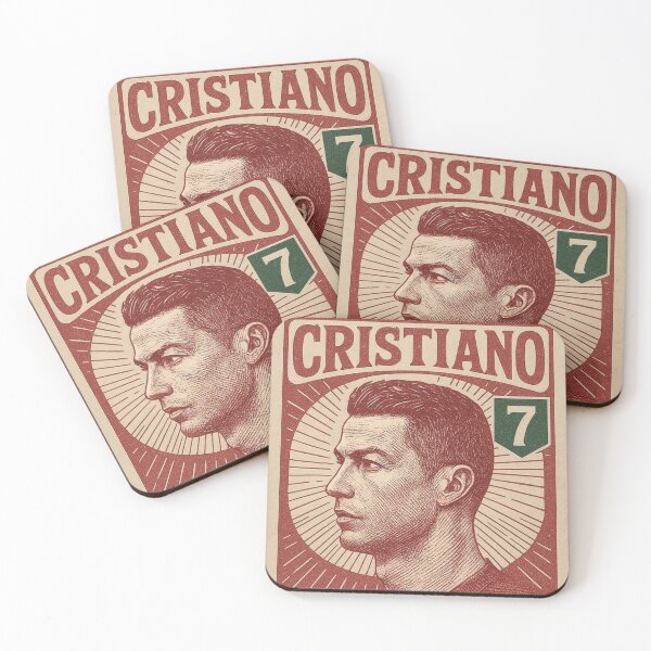 Item preview, Vintage Portuguese Football Legend No.7 Poster, sticker – Retro Soccer Icon Art for Fans of Manchester, Madrid & Juventus designed and sold by PharaonicArtist.
