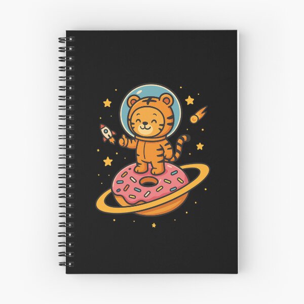 Item preview, Astronaut Tiger on Donut Planet designed and sold by meesara.