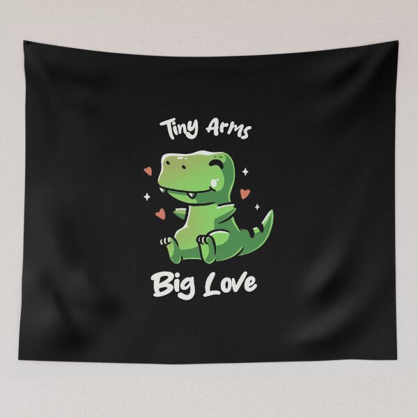 Item preview, Tiny Arms Big Love Kawaii Dinosaur by Tobe Fonseca designed and sold by Tobe Fonseca®.