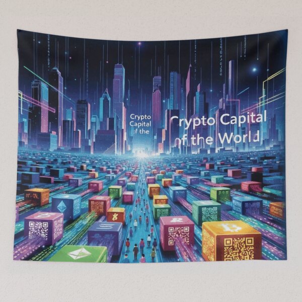Item preview, CRYPTO CAPITAL OF THE WORLD designed and sold by artfu.