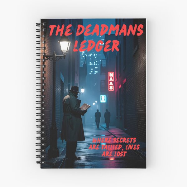 Item preview, Dead Mans Ledger Notebook -  designed and sold by VintageLantern.