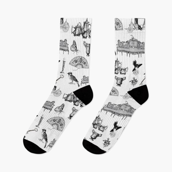 Item preview, Victorian Pattern Black  designed and sold by The Painted Topaz.