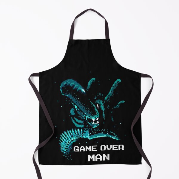 Item preview, Iconic Xenomorph Game Over Man Pixelated Style Logo designed and sold by IsmaelSay.