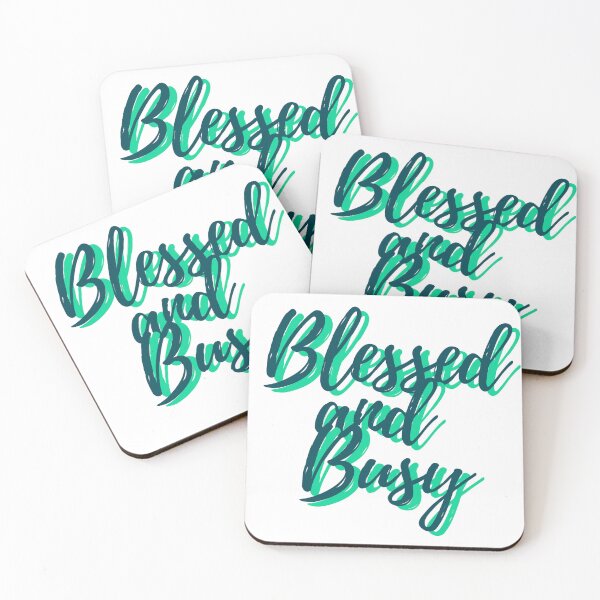 Item preview, Blessed and Busy designed and sold by Your Majesty & Co..