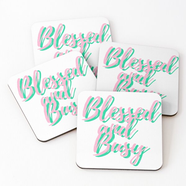 Item preview, Blessed and Busy designed and sold by Your Majesty & Co..