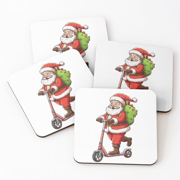 Item preview, Scooting Santa designed and sold by Gkinoki.