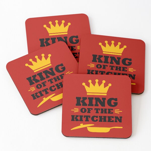 Item preview,  King Of The Kitchen. Funny Kitchen Quote. Cooking Quote. designed and sold by DesignHouse07.