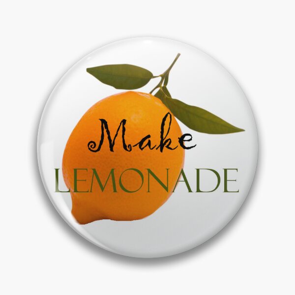 Item preview, Make Lemonade- Cute colorful motivational quote designed and sold by ABG Inspirational Art.