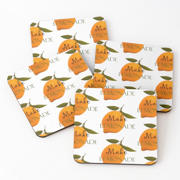Item preview, Make Lemonade- Cute colorful motivational quote designed and sold by ABG Inspirational Art.