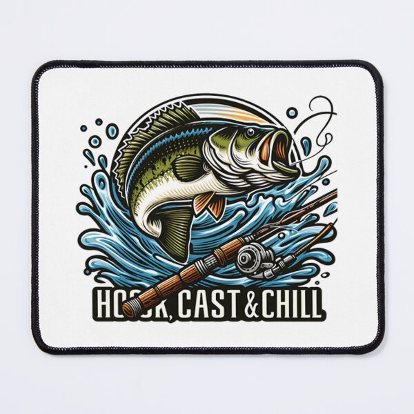 Item preview, Colorful Hook Cast And Chill Fishing Men Women designed and sold by Embers & Incense Co..