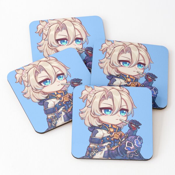 Item preview, Albedo Genshin Impact Sticker designed and sold by Yan Factorial.
