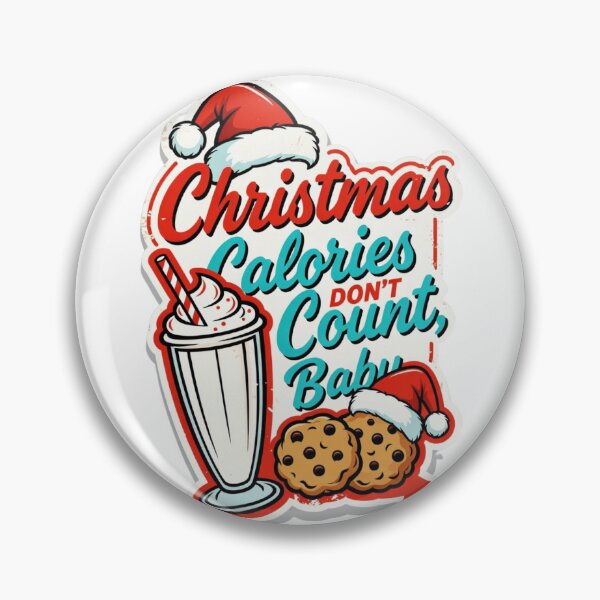 Item preview, Christmas Calories Don't Count baby designed and sold by RisingWolfStudio.