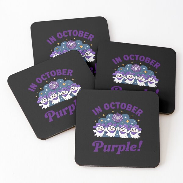 Item preview, in October We Wear Purple Domestic Violence Ghost Cowgirl designed and sold by ShelFisher.