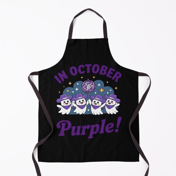 Item preview, in October We Wear Purple Domestic Violence Ghost Cowgirl designed and sold by ShelFisher.