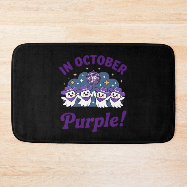 Item preview, in October We Wear Purple Domestic Violence Ghost Cowgirl designed and sold by ShelFisher.