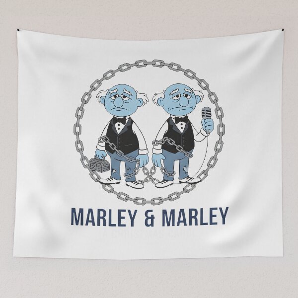 Item preview, Marley & Marley – Ghostly Vintage Duo Artwork designed and sold by Axivra.