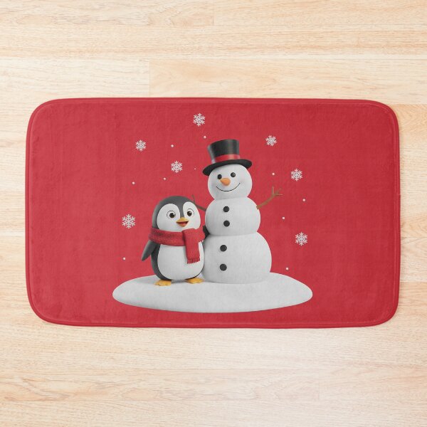 Item preview, cute penguin and snowman are in friendship designed and sold by Nikoleta Vukovic.