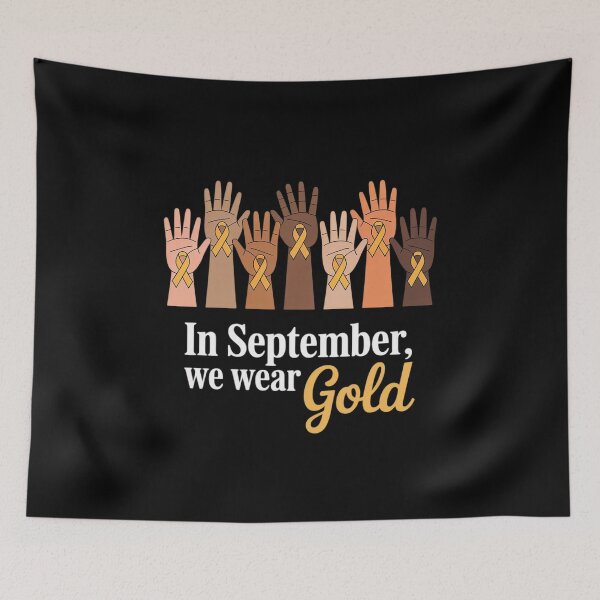 Item preview, in September We Wear GOL-d Childhood Cancer Awareness Month designed and sold by ShelFisher.