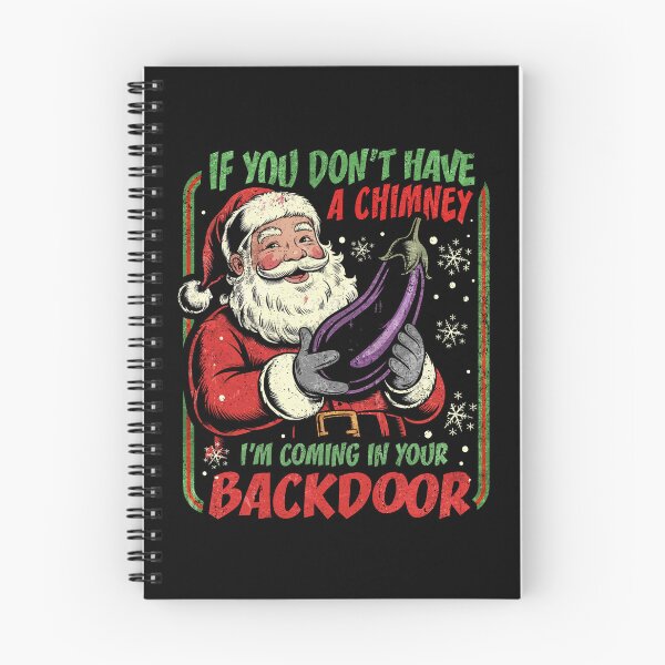 Item preview, Funny Santa Don't Have Chimney Coming Backdoor designed and sold by Patchina.