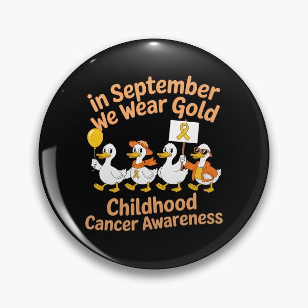 Item preview, in September We Wear Gold Goose Childhood Cancer Awareness designed and sold by ShelFisher.